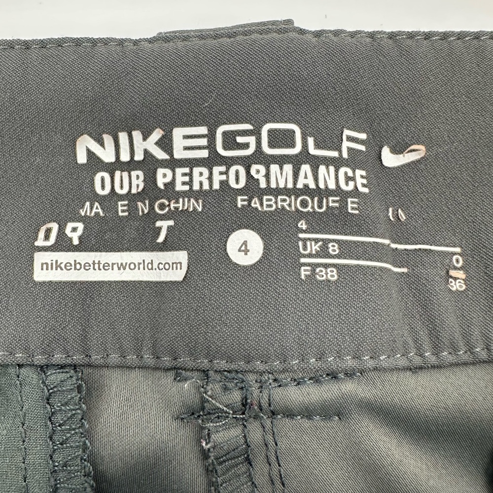 Nike Golf Dri-Fit Performance Shorts Gray Size 4 Stretch Athletic - Picture 7 of 10